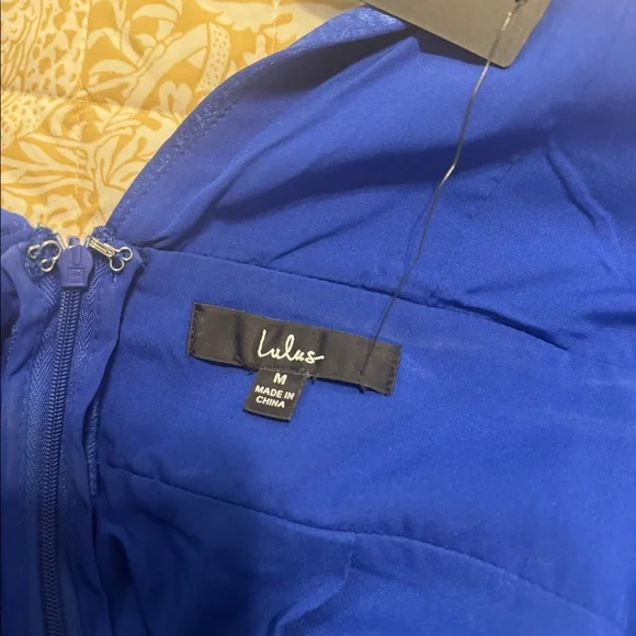 Lulus royal blue tiered dress - Picture 6 of 6